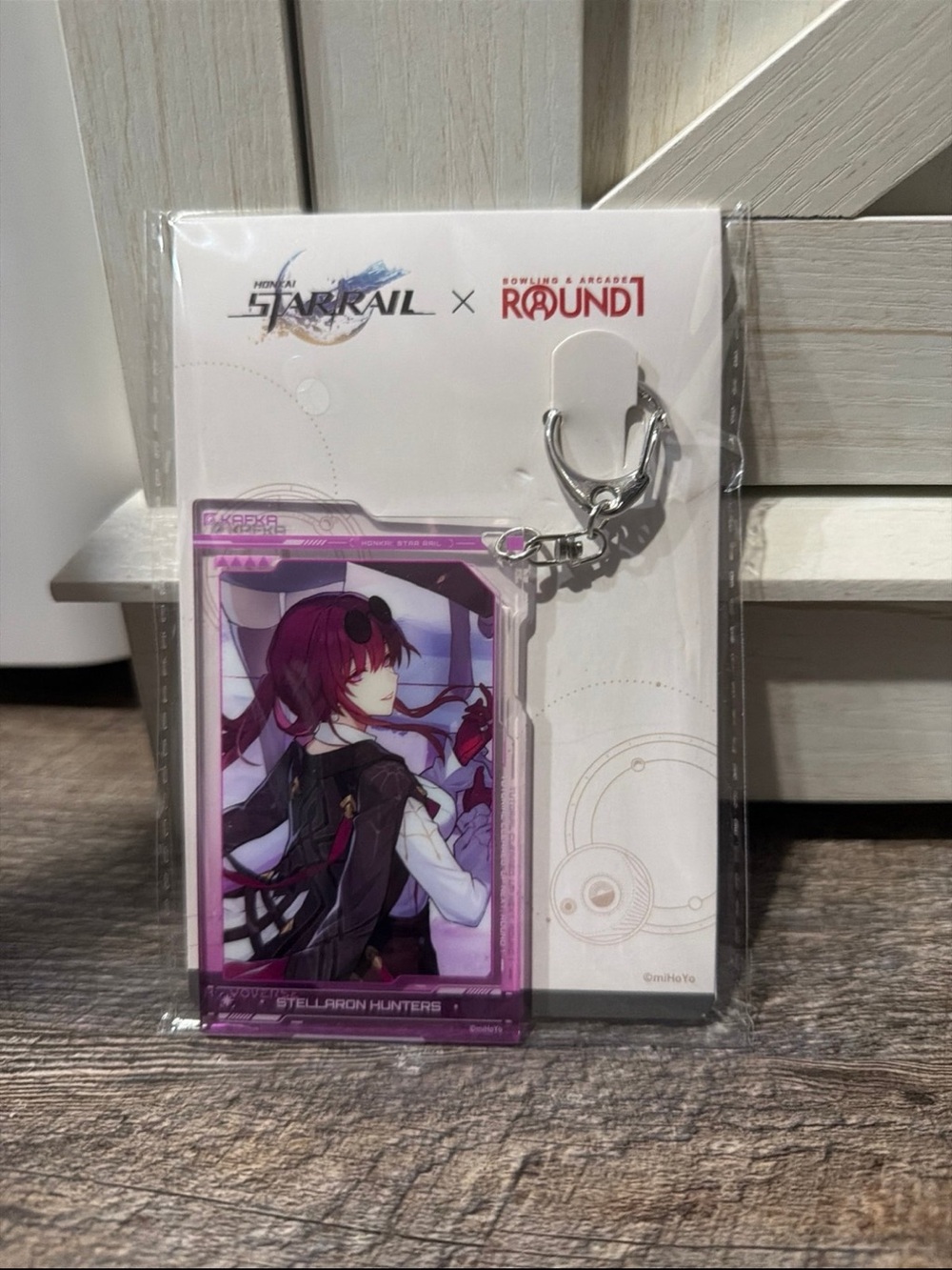 Honkai: Star Rail Purple Character Keychain - Round1 Collaboration Kafka